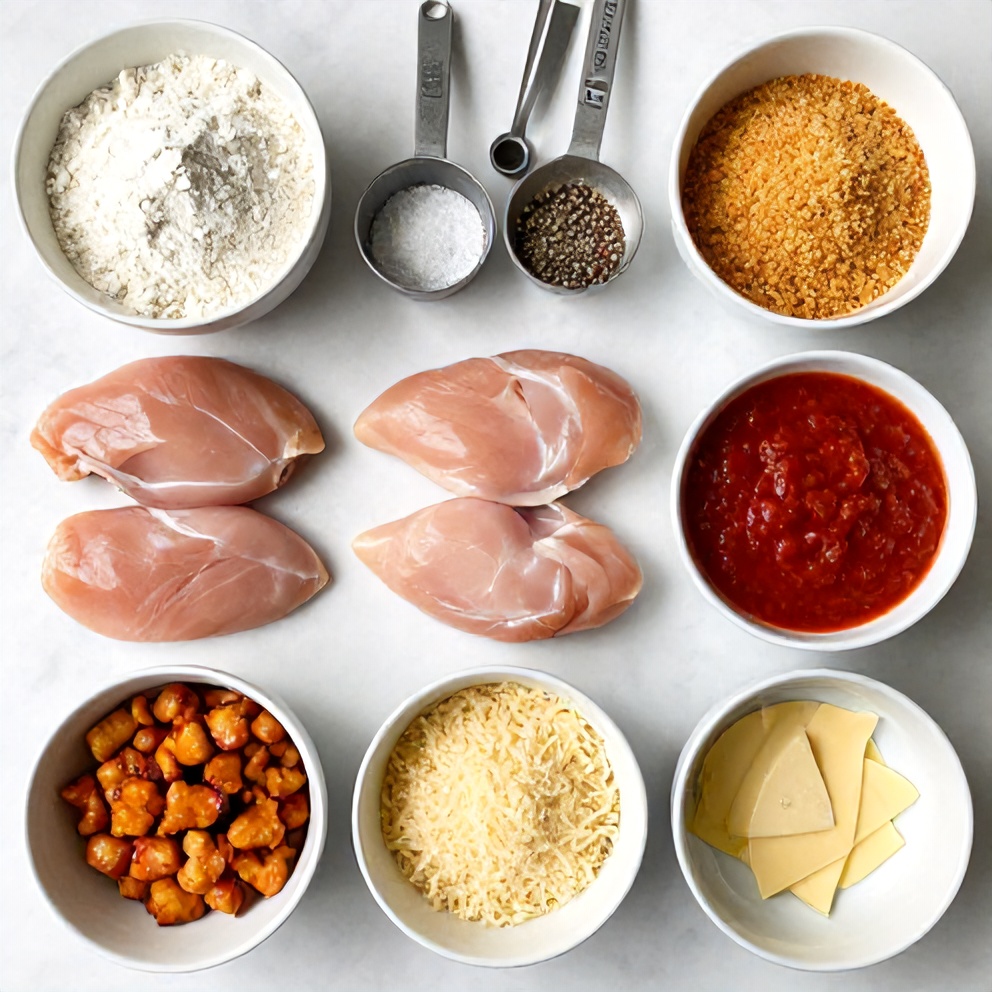 Air Fryer Chicken Parmesan Bites Ingredients