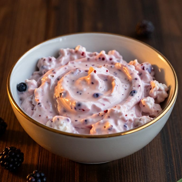 berry cottage cheese bowl