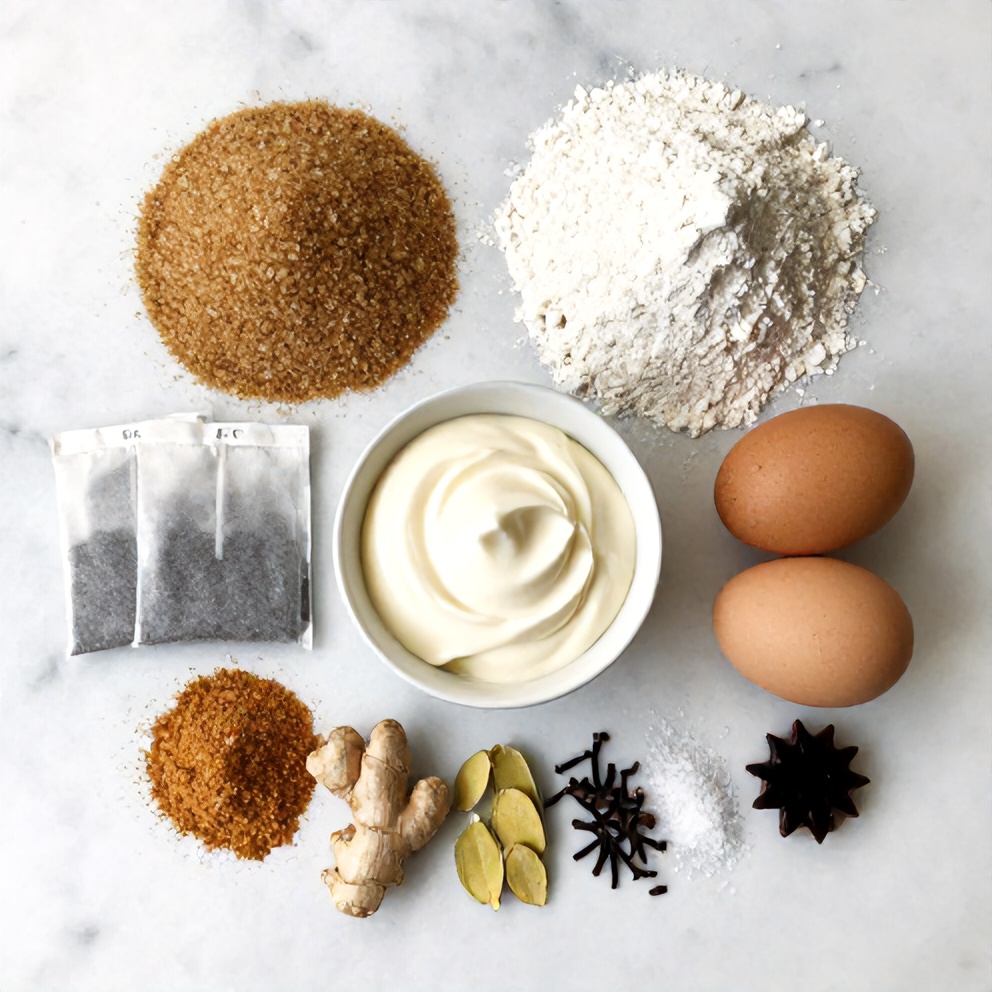 Brown Sugar Chai Cake Ingredients