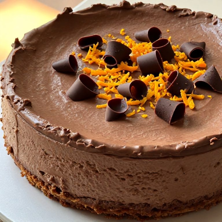 chocolate orange cheesecake