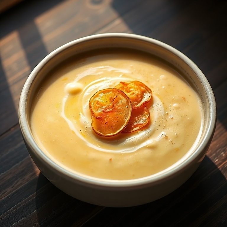 Cozy Garlic Potato Soup