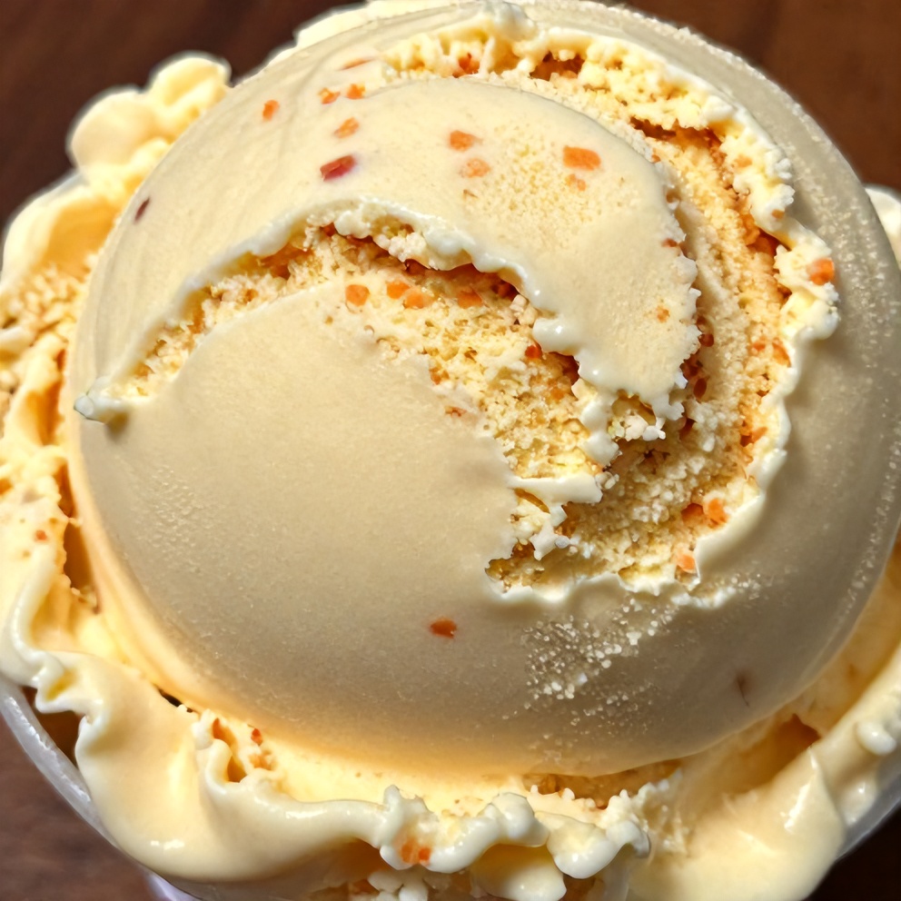 Creamy Carrot Cake Ice Cream