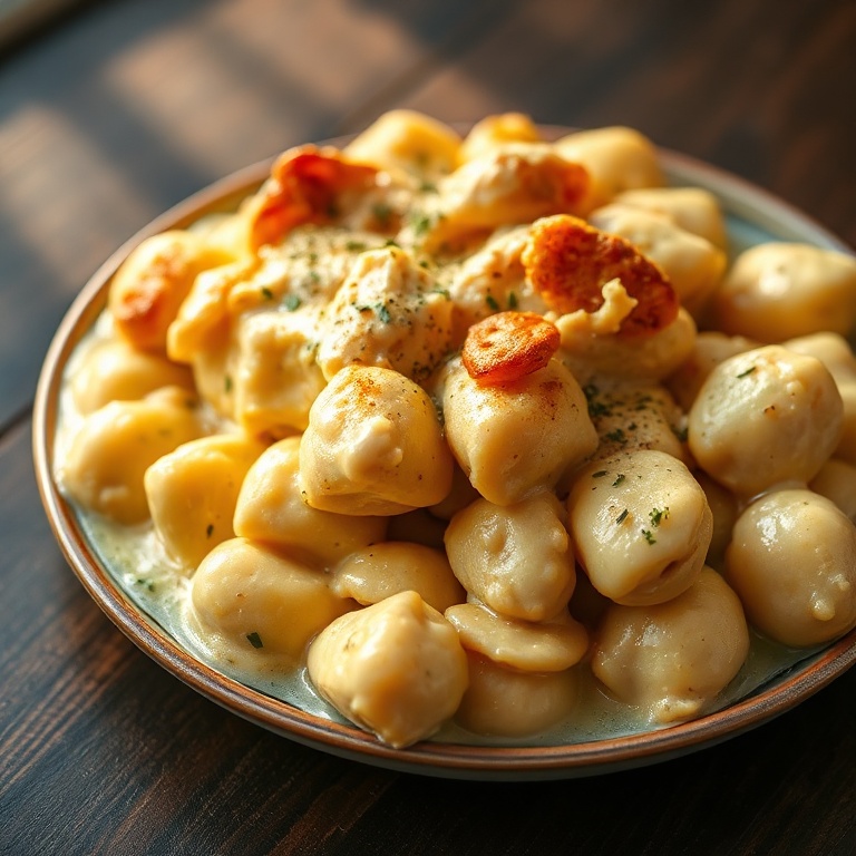Creamy Chicken Gnocchi Bake