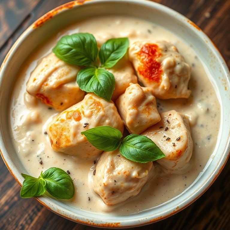 Creamy Chicken Pesto Pasta