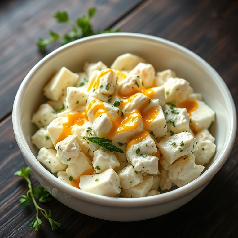 creamy cottage cheese egg salad