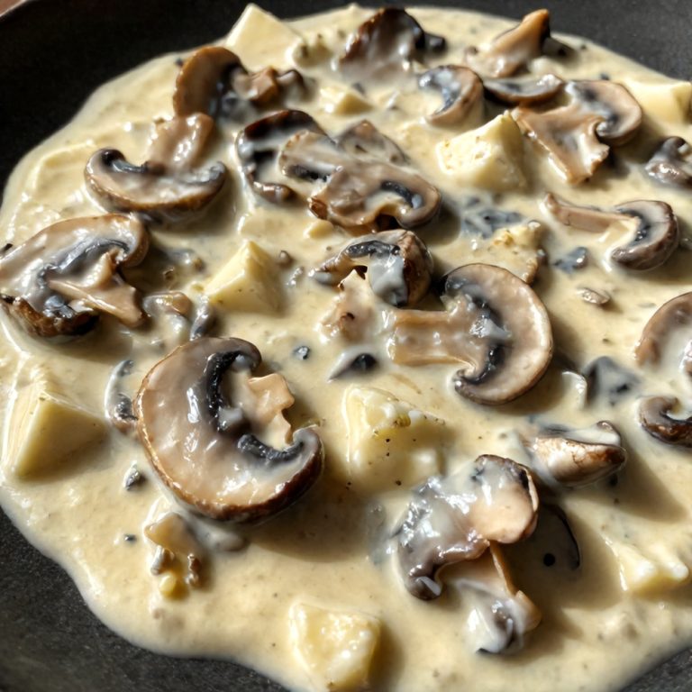Creamy Gorgonzola Truffle Mushroom Sauce for Pasta