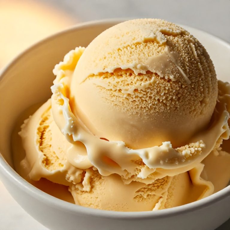 Creamy Honey Lavender Ice Cream