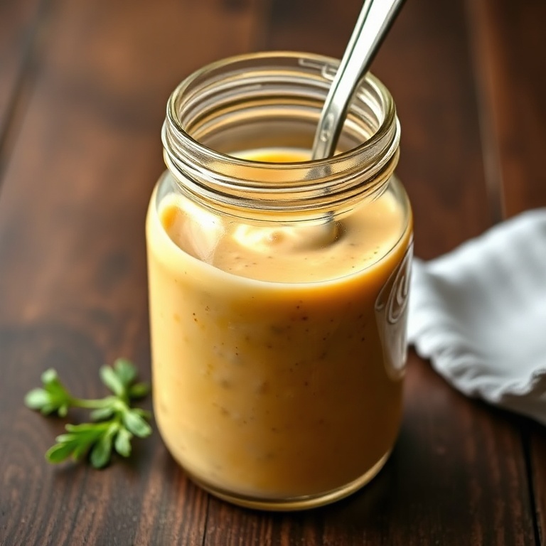 Creamy Hot Honey Ranch Dressing