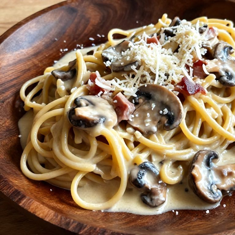 creamy italian mushroom carbonara