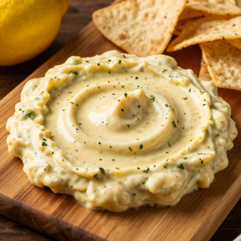 creamy lemon herb white bean dip