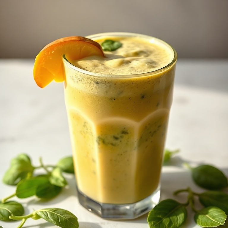 Creamy Mango Spinach Smoothie