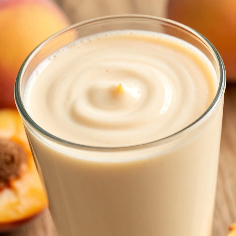 Creamy Peach Protein Shake