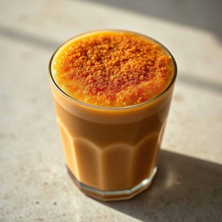 Creamy Thai Tea Crème Brûlée