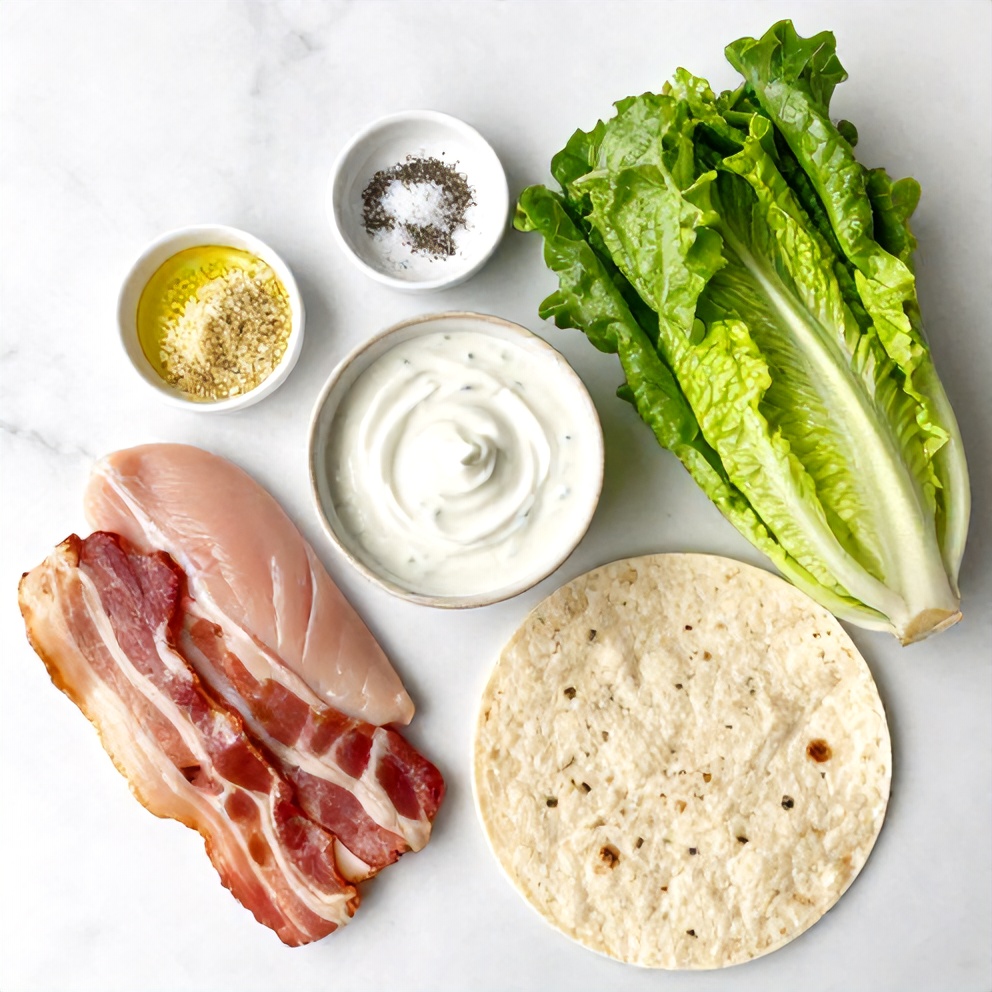 Chicken Bacon Ranch Wrap Ingredients