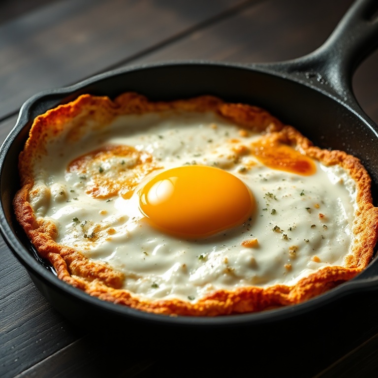 Crispy Feta Fried Eggs