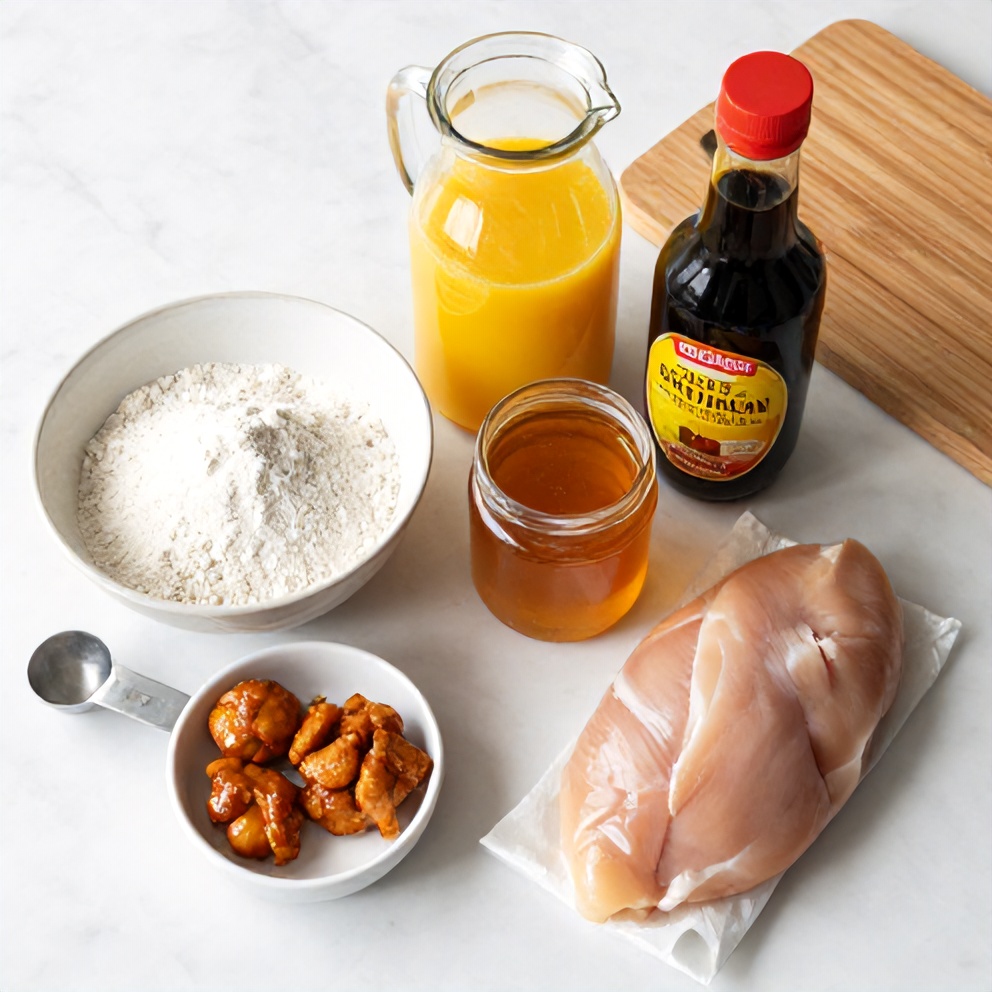 Gluten-Free Orange Chicken Ingredients