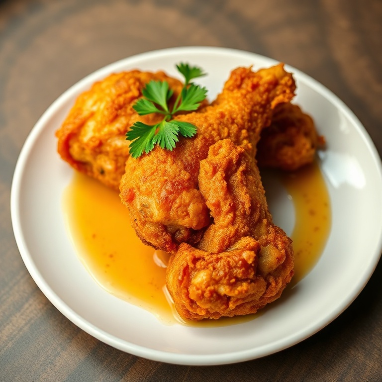 Crispy Hot Honey Fried Chicken