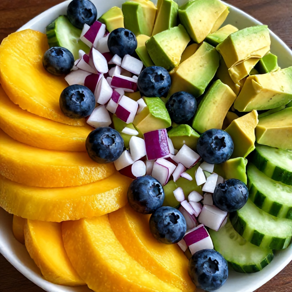 mango cucumber salad