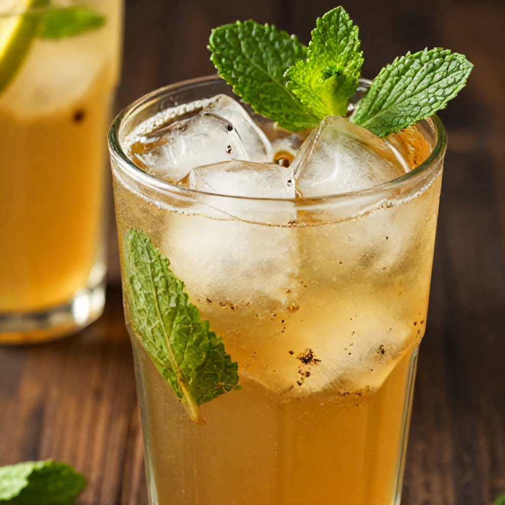 Crispy Mint Lemon Verbena Iced Tea