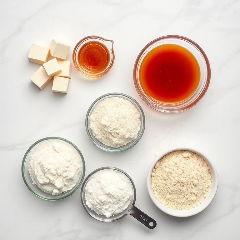 All ingredients for Crispy Oven Fried Feta Rolls with Spicy Chili Honey. Fresh feta, honey, chili, and more.