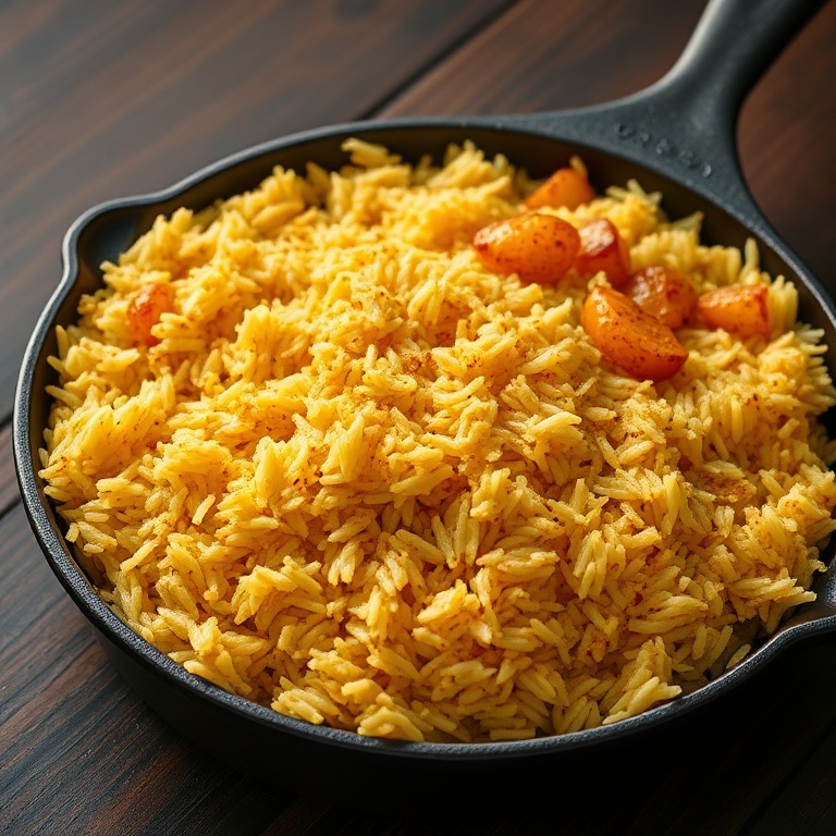 Crispy Persian Rice with Potato Tahdig