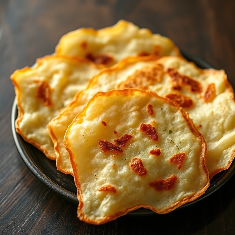 Crispy Rice Paper Scallion Pancakes