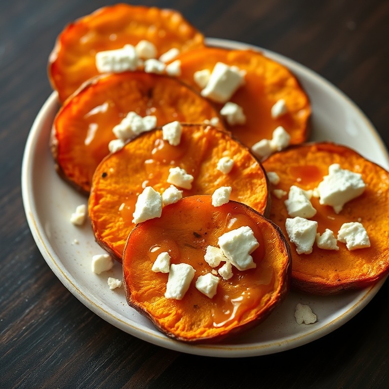 Crispy Roasted Sweet Potato Rounds