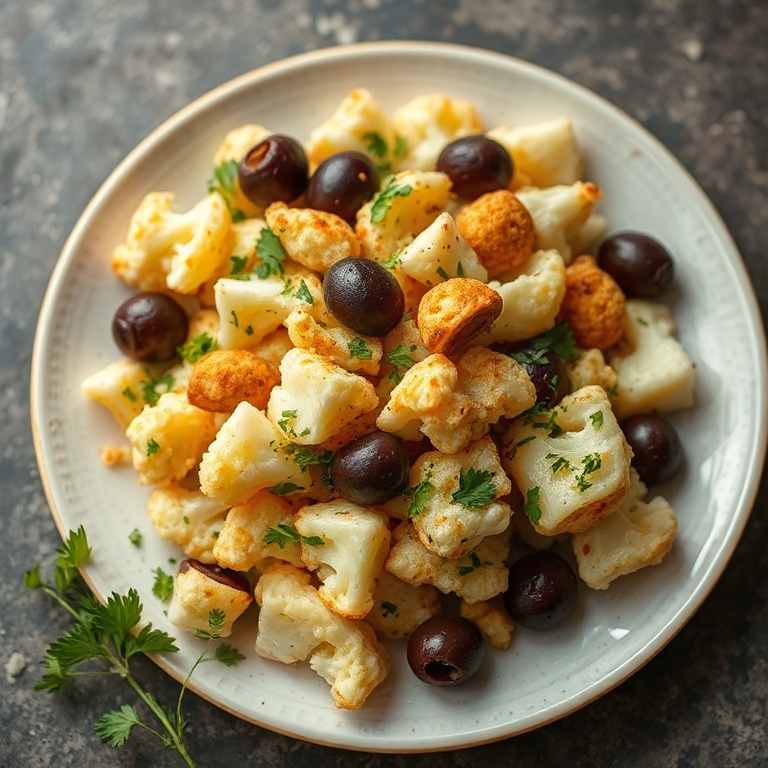 Crispy Sicilian Cauliflower Salad