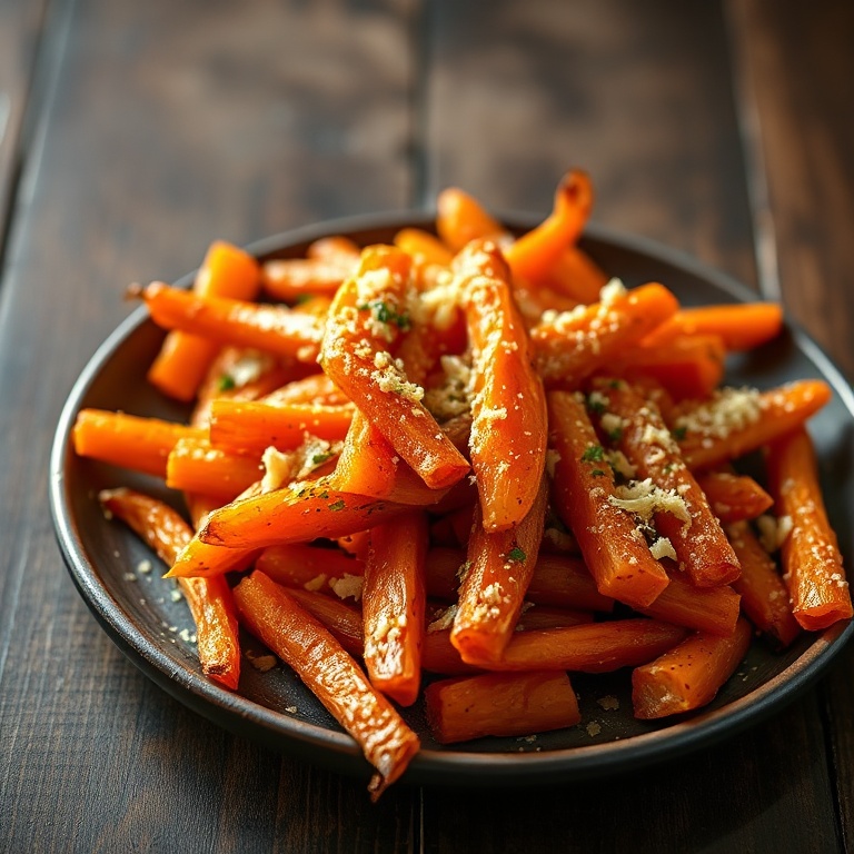 Crispy Smashed Carrots