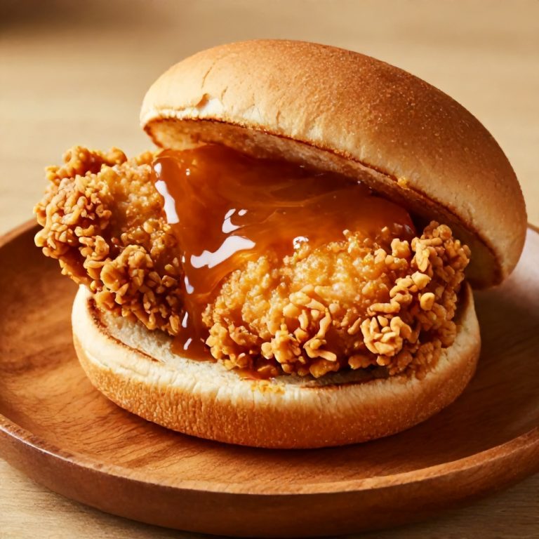crispy thai fried chicken sandwich
