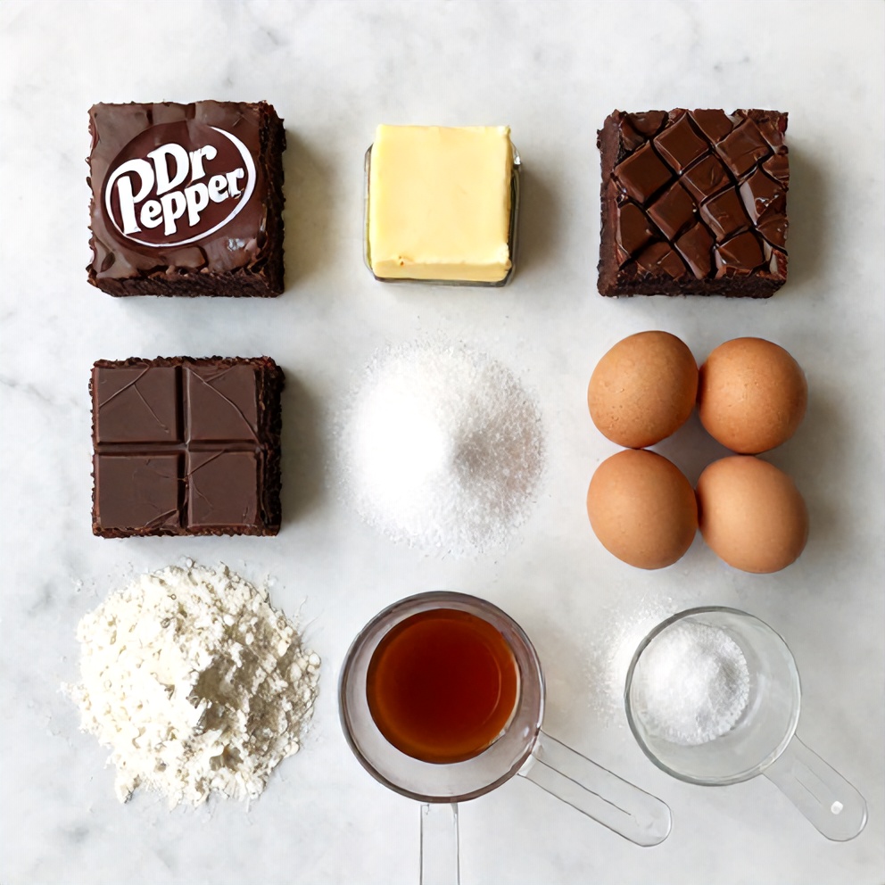 Dr Pepper Brownies Ingredients