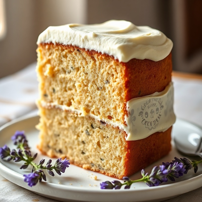 Earl Grey Lavender Cake