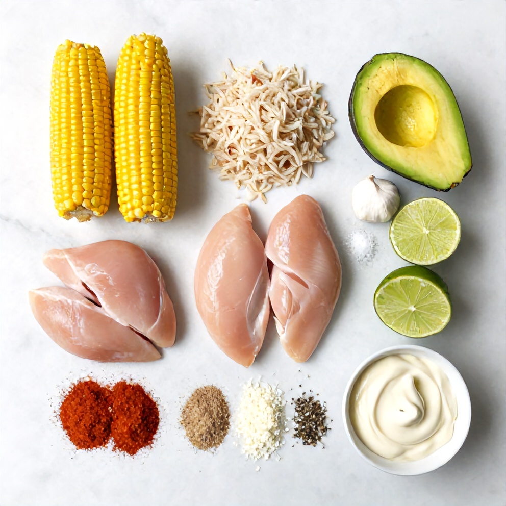 Street Corn Chicken Rice Bowl Ingredients