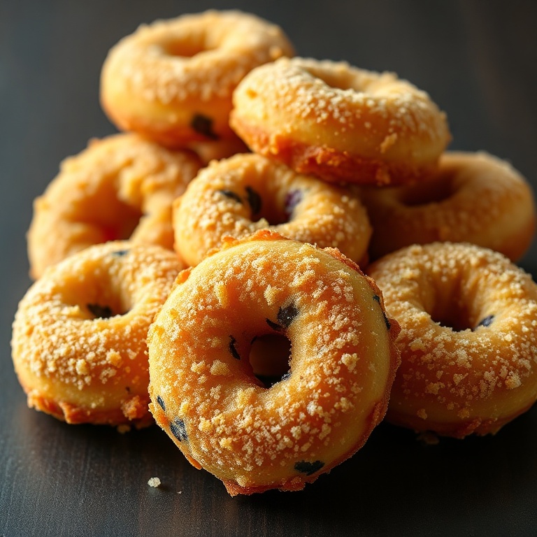 easy air fryer blueberry donut holes