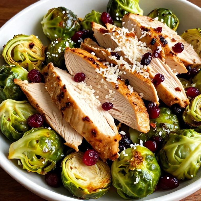 Easy Chicken Brussels Sprout Salad