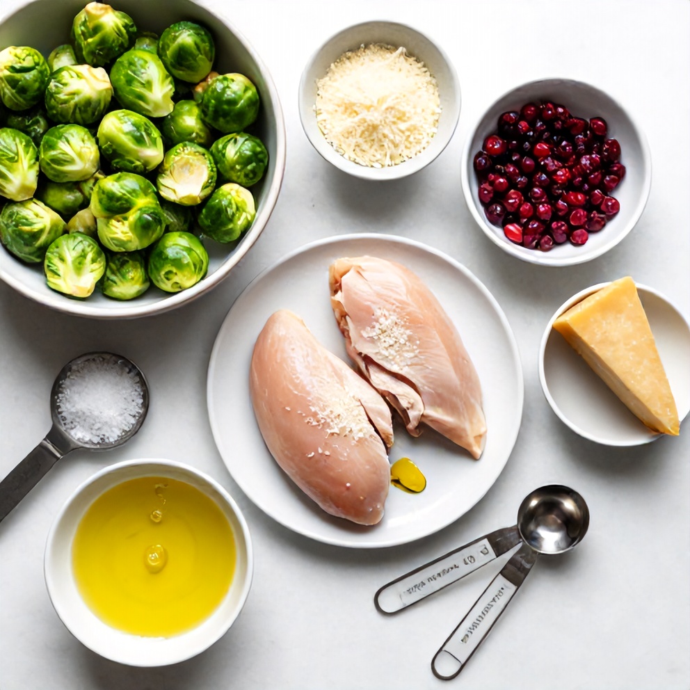 Chicken Brussels Sprout Salad Ingredients