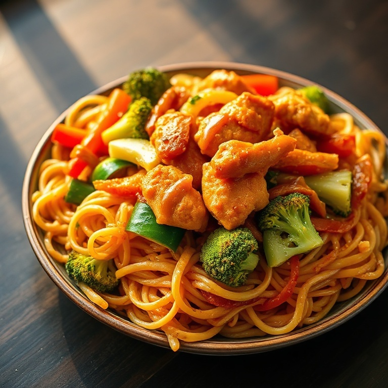Easy Chicken Chow Mein