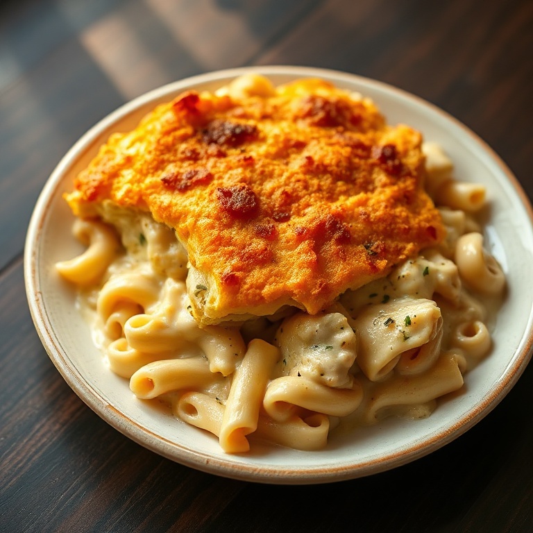 Easy Chicken Noodle Casserole