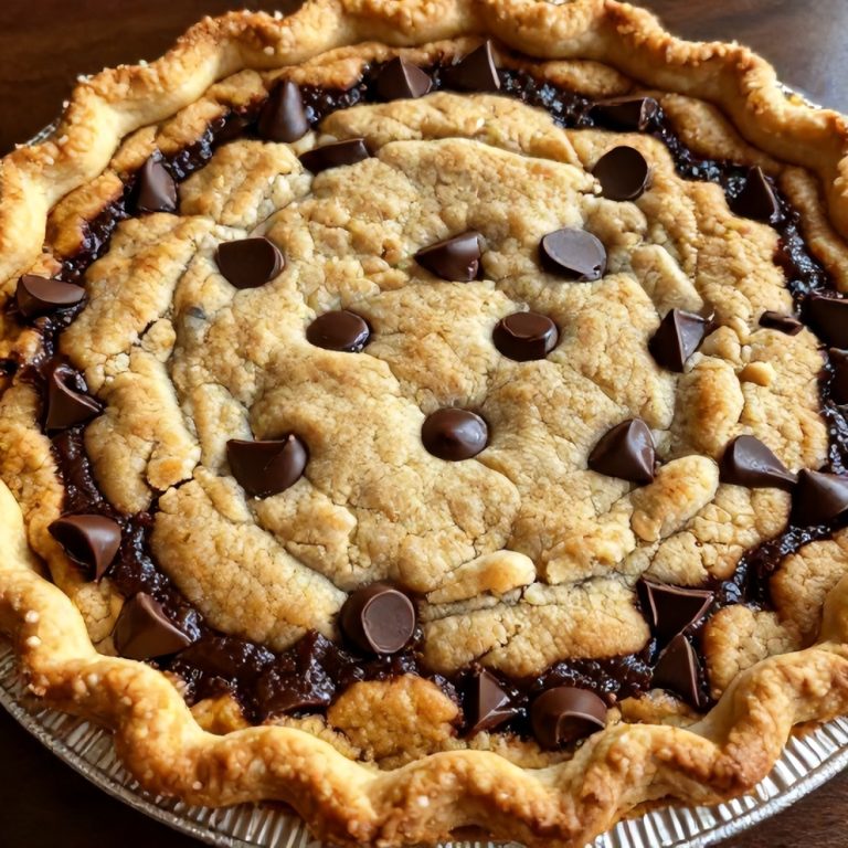 easy chocolate chip cookie pie