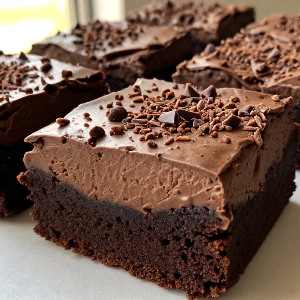 Easy Chocolate Mousse Brownies