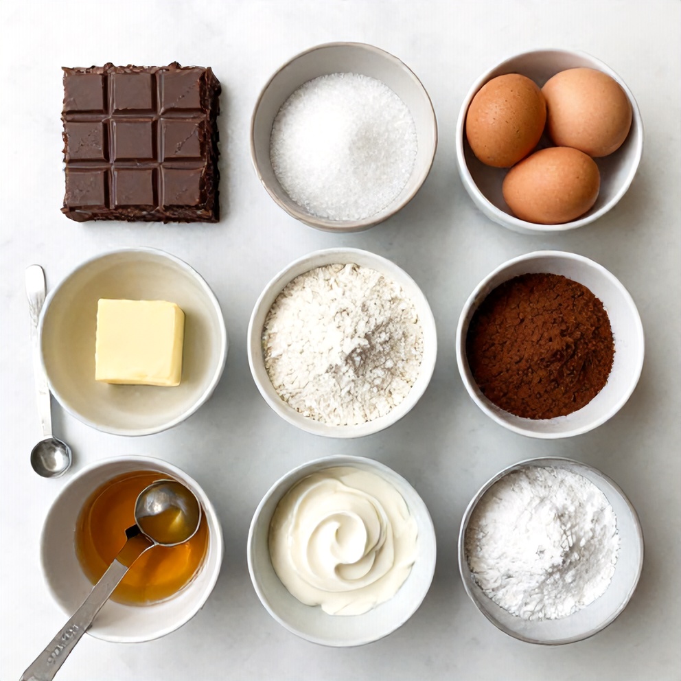 Chocolate Mousse Brownies Ingredients