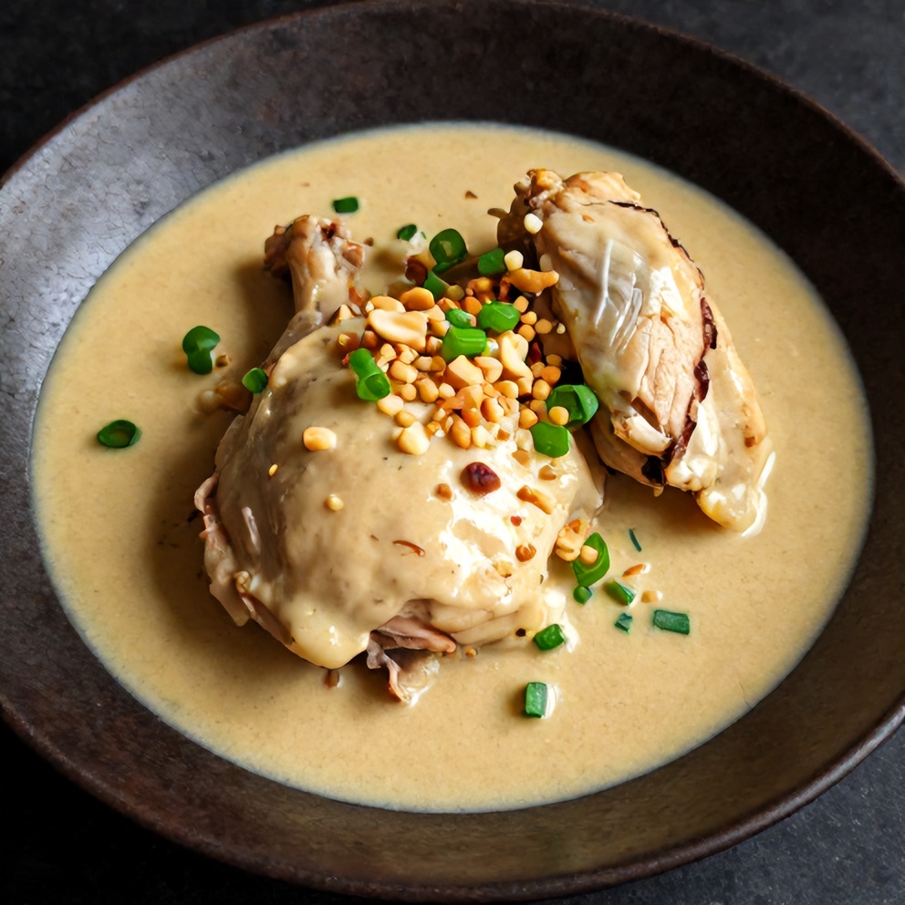 Coconut Chicken on Plate