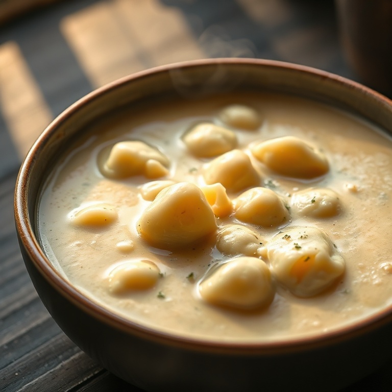 Easy Creamy Vegetarian Gnocchi Soup