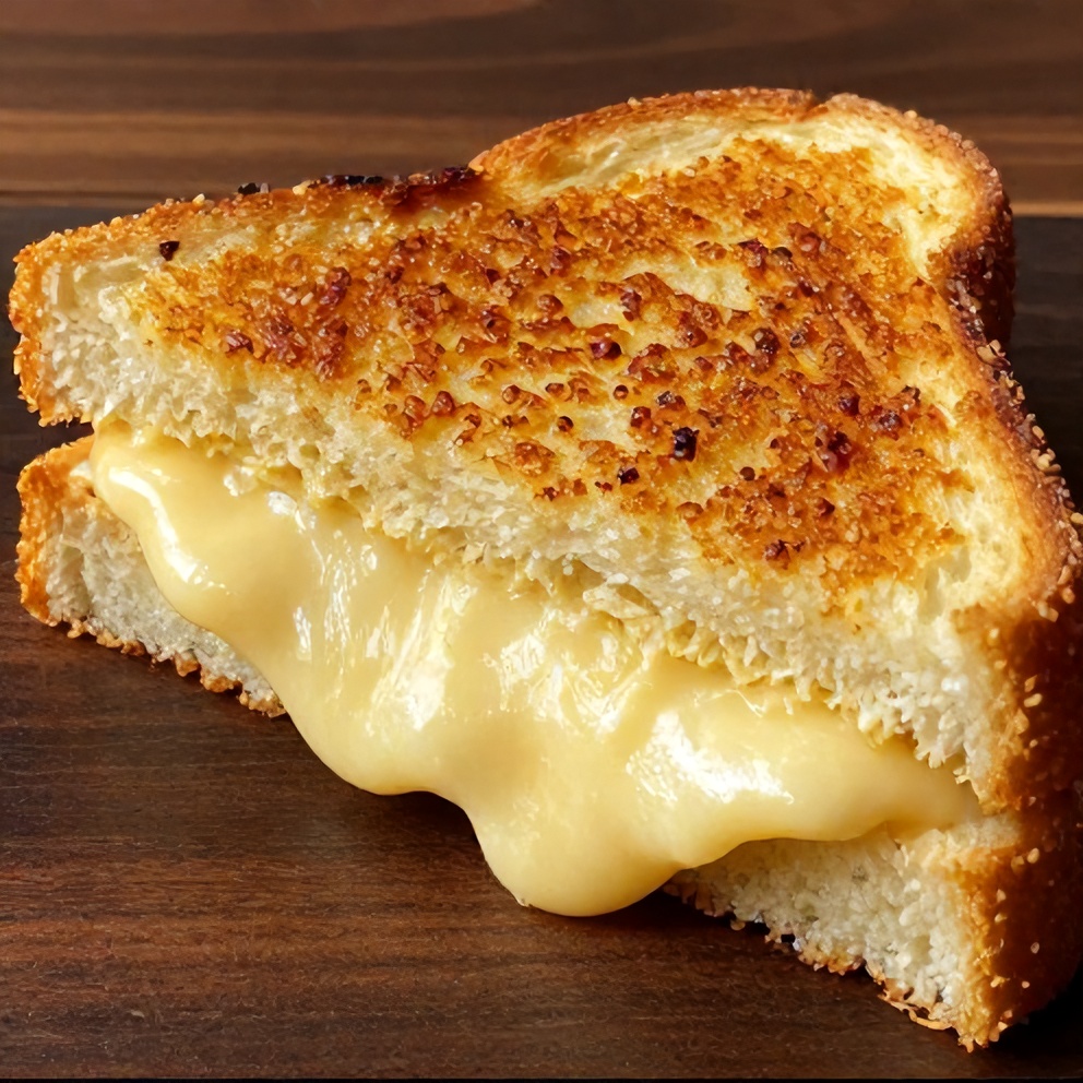 easy garlic bread grilled cheese