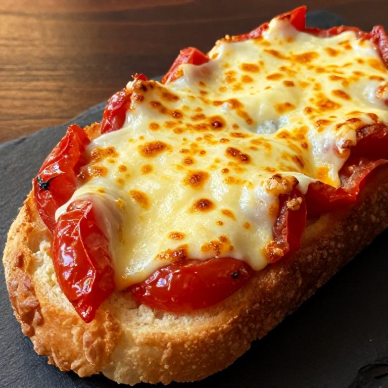 Easy Tomato Cottage Cheese Toast