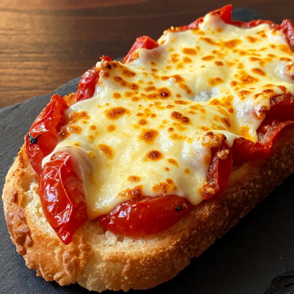 Easy Tomato Cottage Cheese Toast
