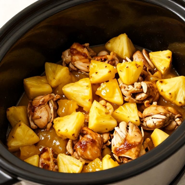 Easy Crockpot Hawaiian Chicken