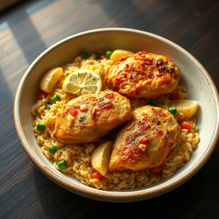 Easy Greek Chicken Bowls