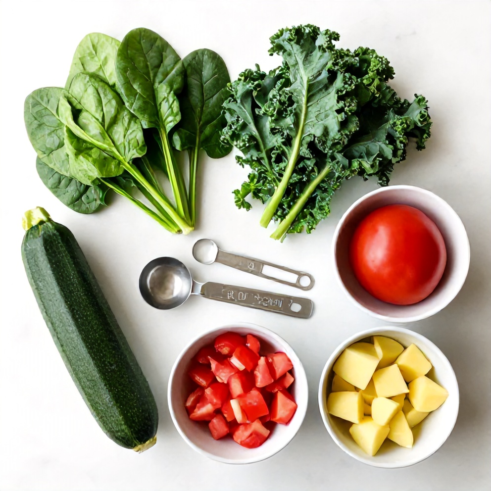 Green Vegetable Soup Ingredients