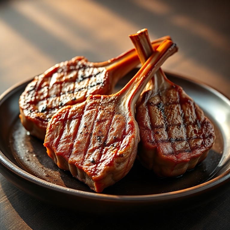 Easy Grilled Lamb Chops